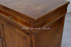 Classic Louis Philippe style sideboard in solid cherry with 2 doors and 2 drawers